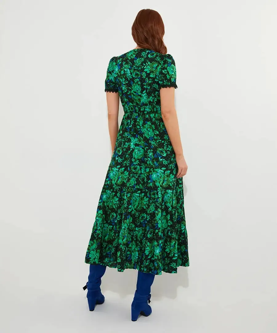 Joe Browns 8 Green Daisy Dreams Dress