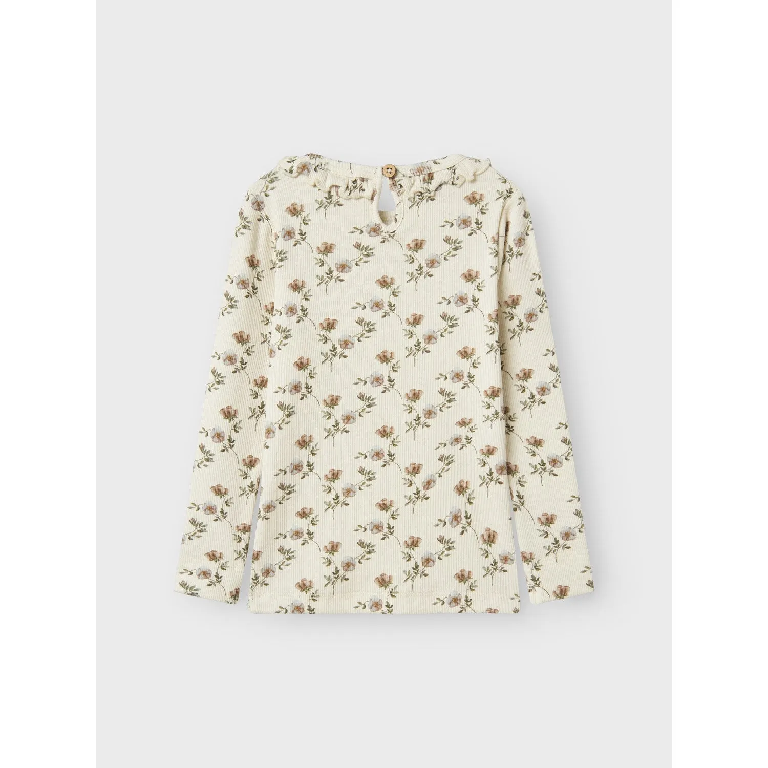 Lil'Atelier Turtledove Flowers Gavo Els Slim Blouse