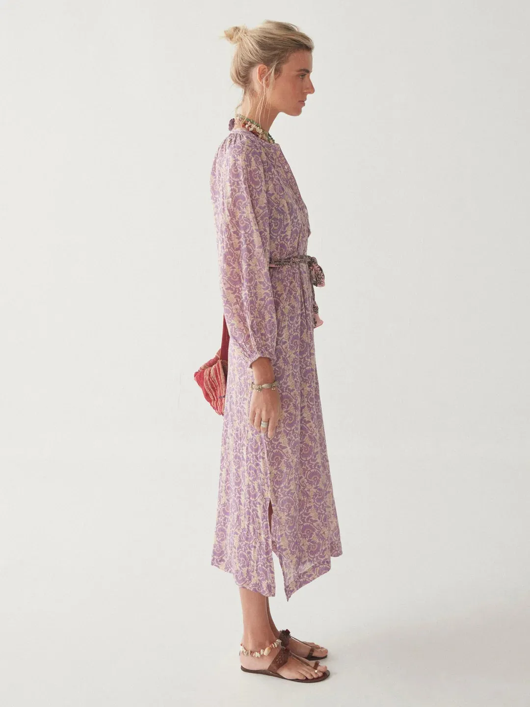 Maison Hotel Casilda Vintage Colour Purple Rain Dress - ByAdushka
