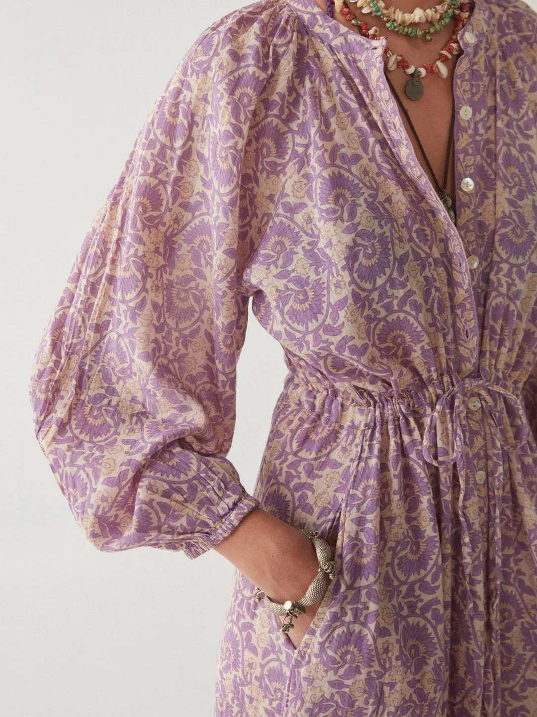 Maison Hotel Casilda Vintage Colour Purple Rain Dress - ByAdushka