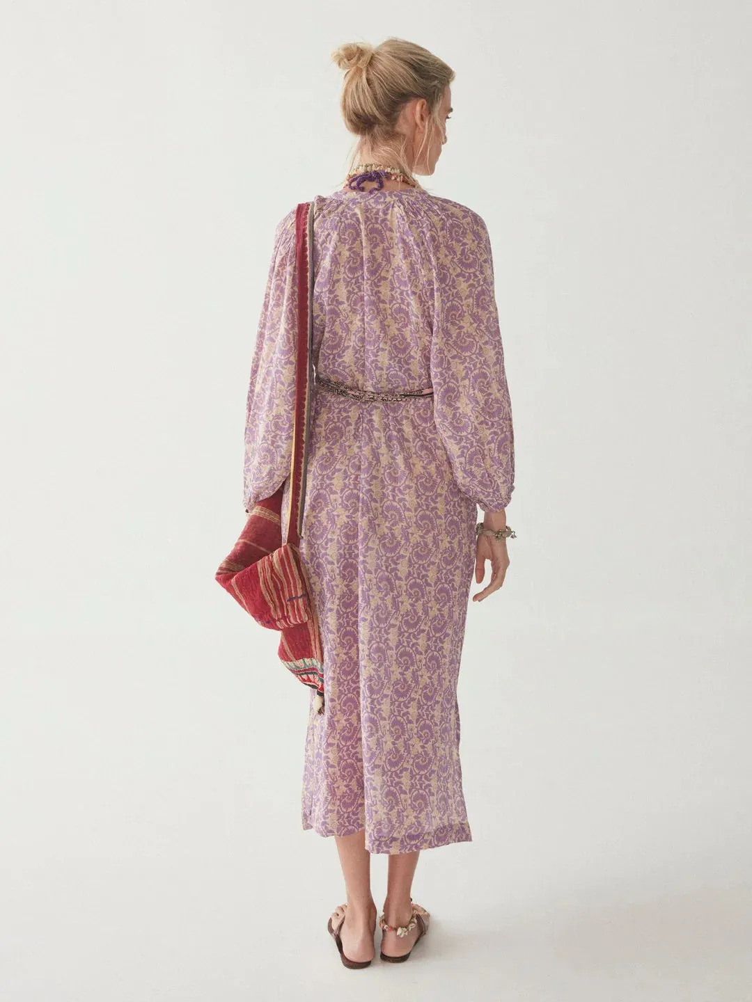 Maison Hotel Casilda Vintage Colour Purple Rain Dress - ByAdushka