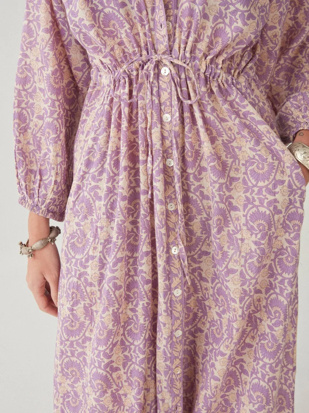 Maison Hotel Casilda Vintage Colour Purple Rain Dress - ByAdushka