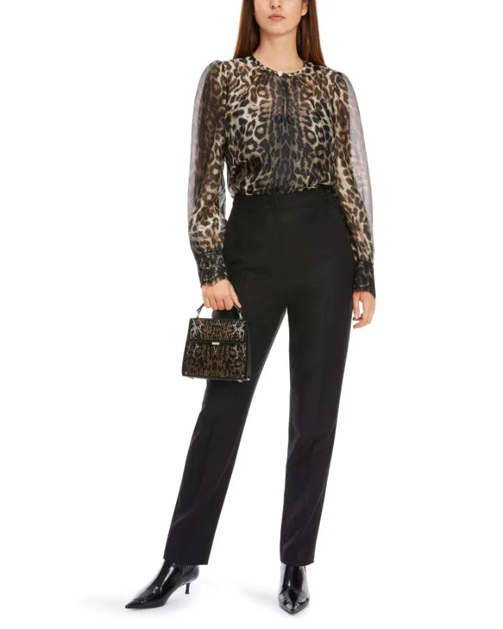 Marc Cain Sheer Print Blouse With Liner