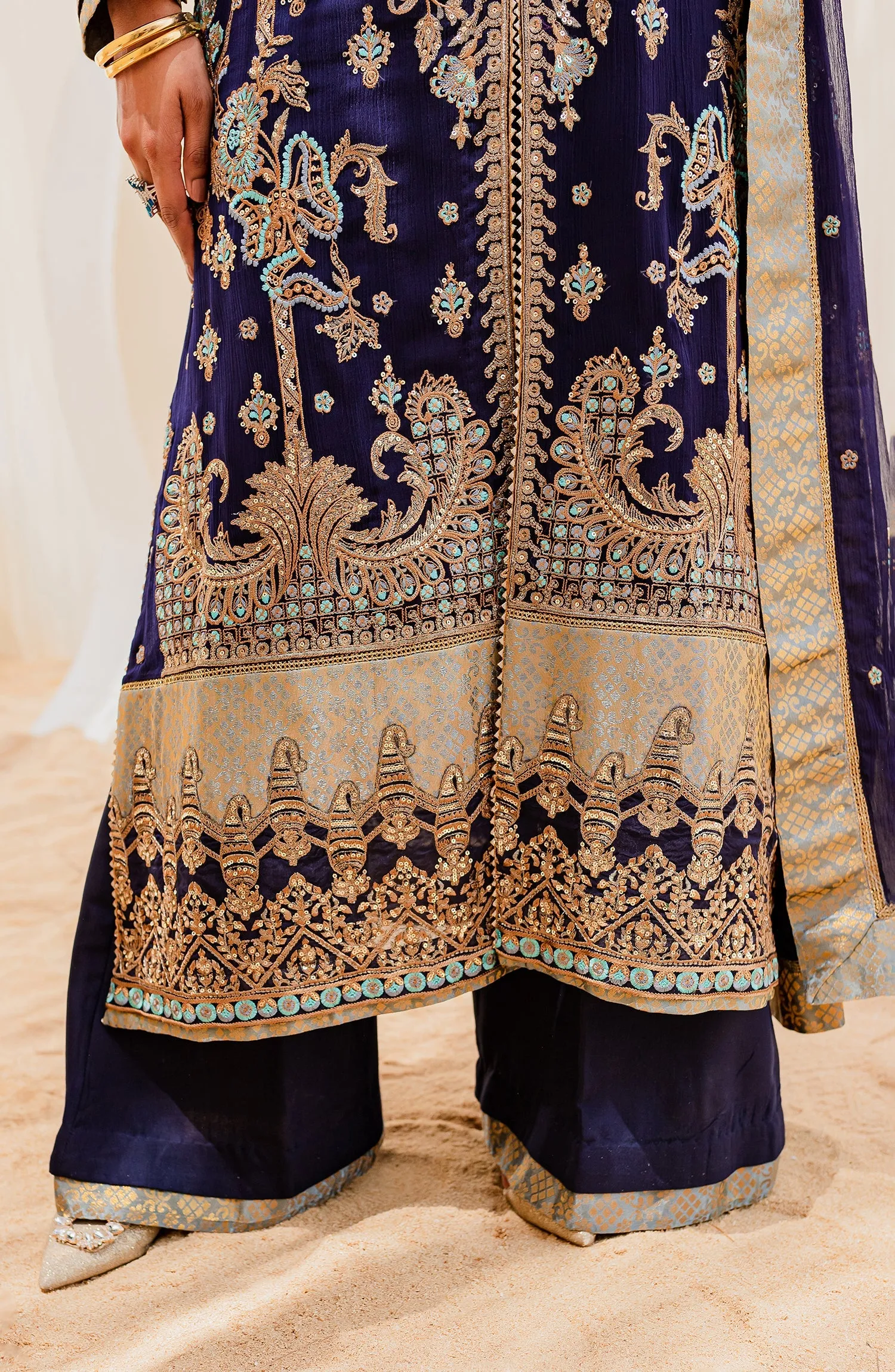 Maryum N Maria Sejal Formal Collection – OCEAN CAVERN (QS23-505)