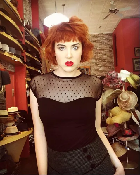 Miss Fancy Top in Black