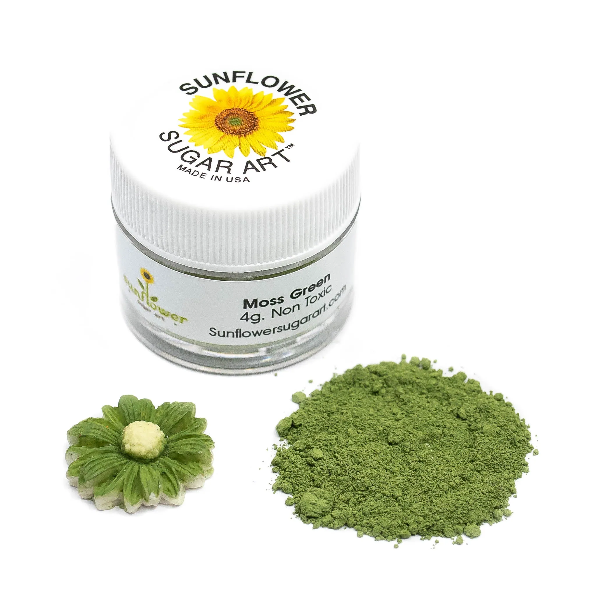 Moss Green Petal Dust