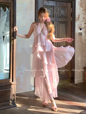 [Mummy Cat] Spring Sakura Rimantic Dress Set