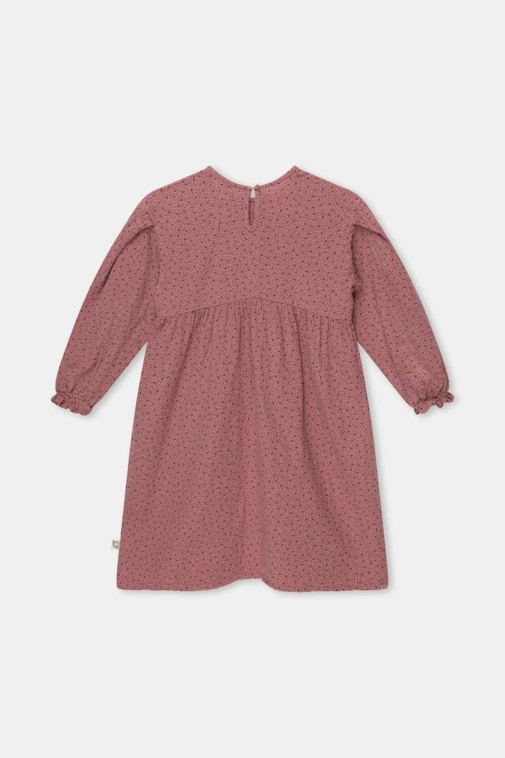 MY LITTLE COZMO PINK KARINAK GAUZE DRESS
