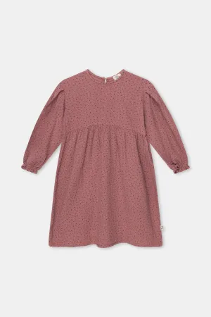 MY LITTLE COZMO PINK KARINAK GAUZE DRESS