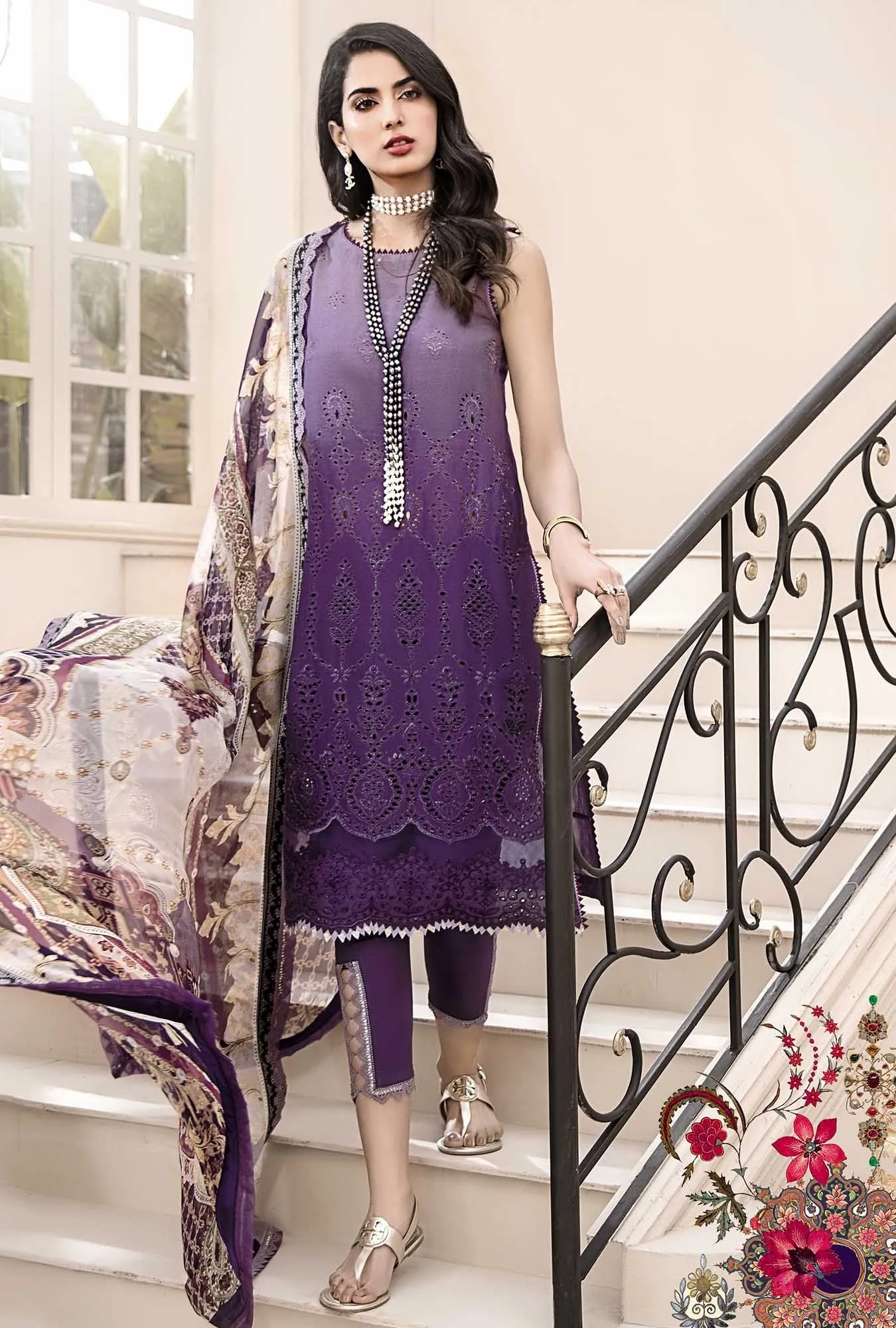 Noor by Saadia Asad Luxury Lawn Collection 2020 – EUNOIA-D4-B
