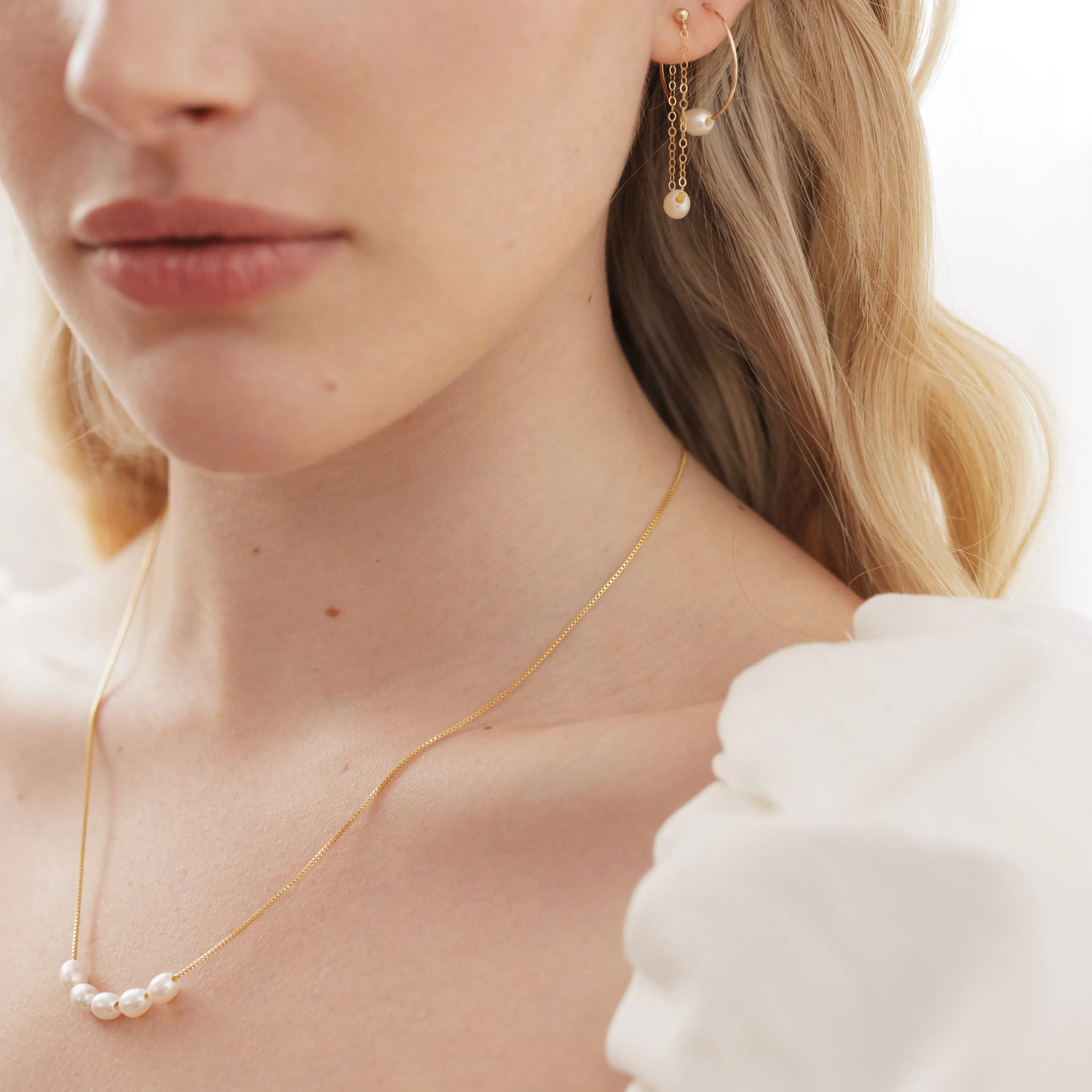 Pearl Adjustable Necklace