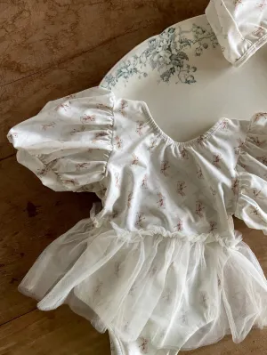 Present rabbit baby swimsuit set