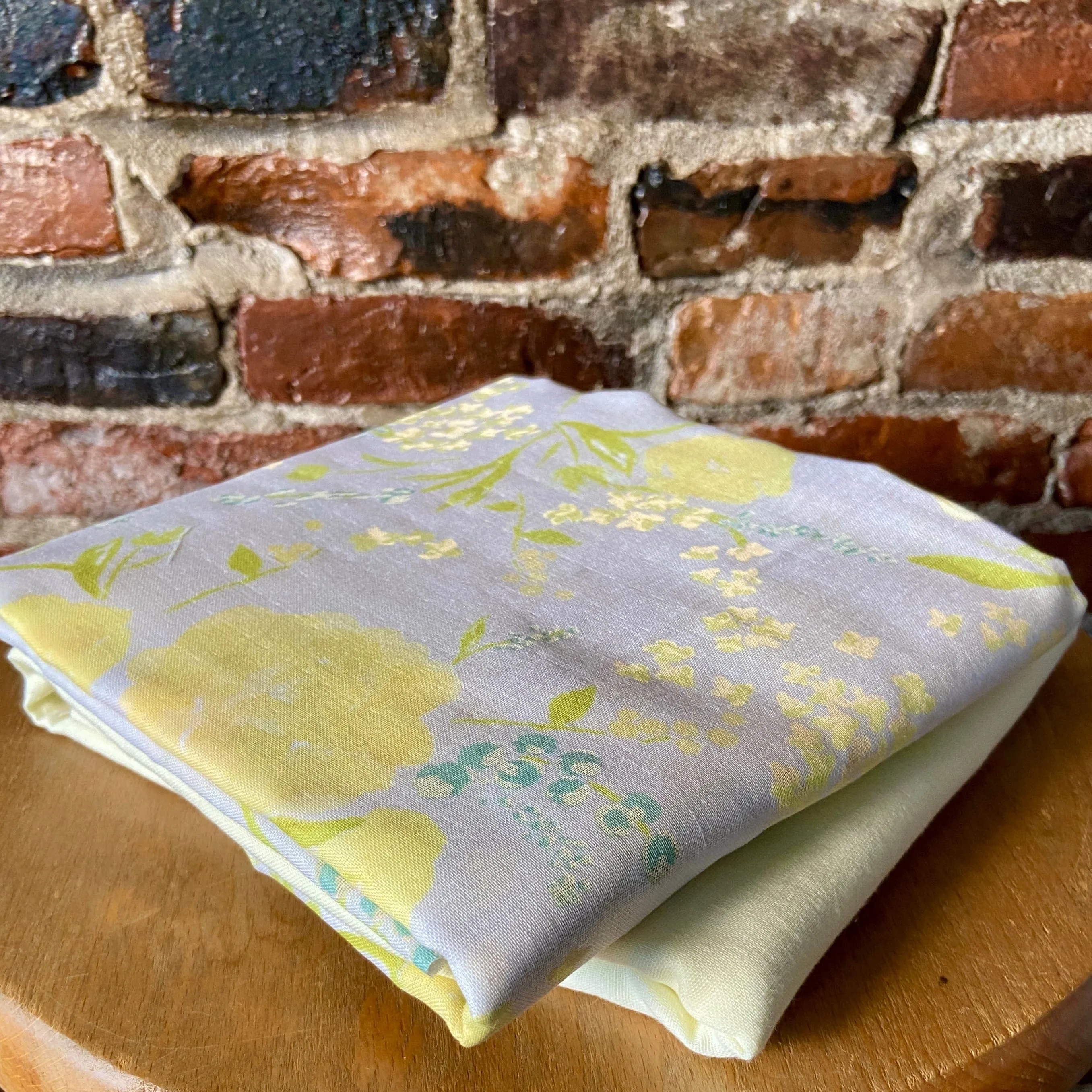 Rakuen B Double Gauze   Butter Double Gauze - Baby Blanket Kit
