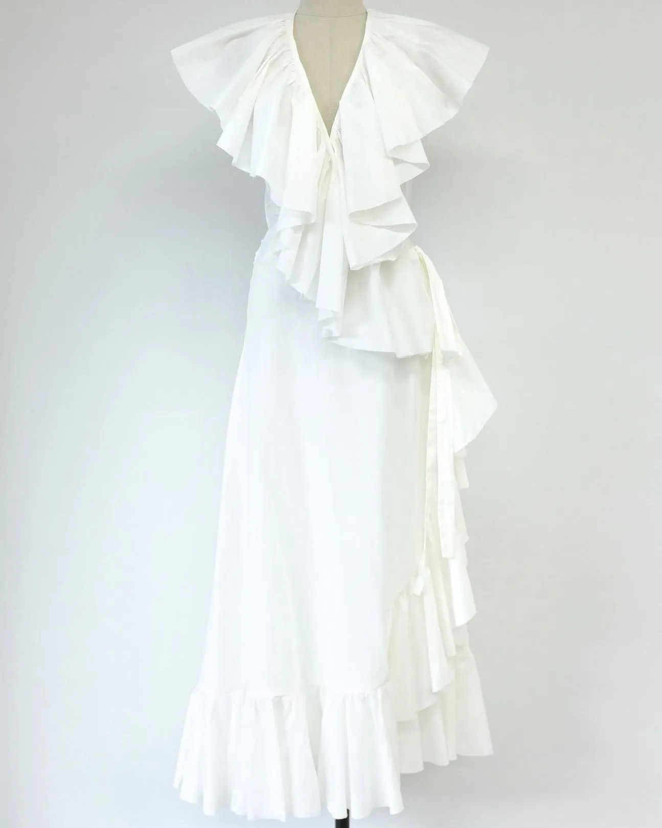 RUFFLE MAXI DRESS