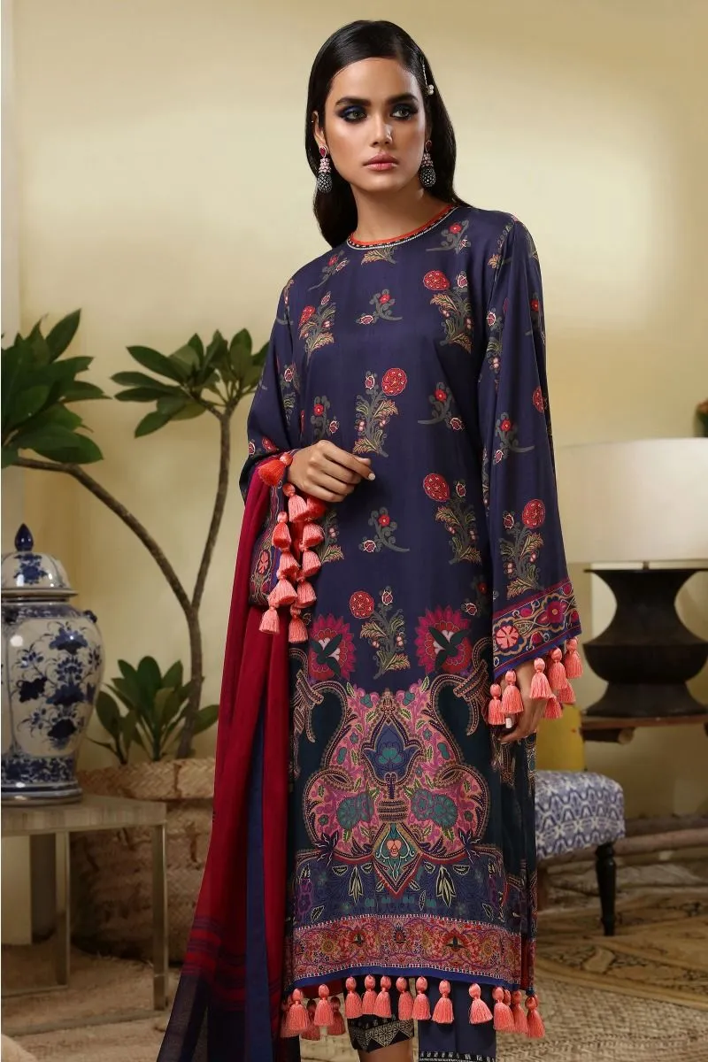 Sana Safinaz Muzlin Winter Collection 2019 – 4B