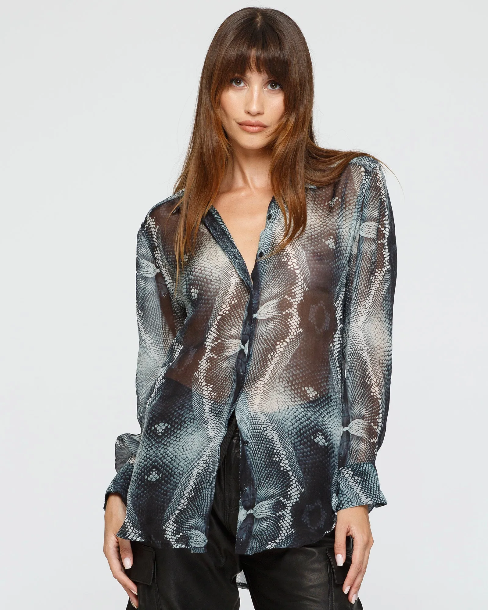 Scaled Silk Shirt