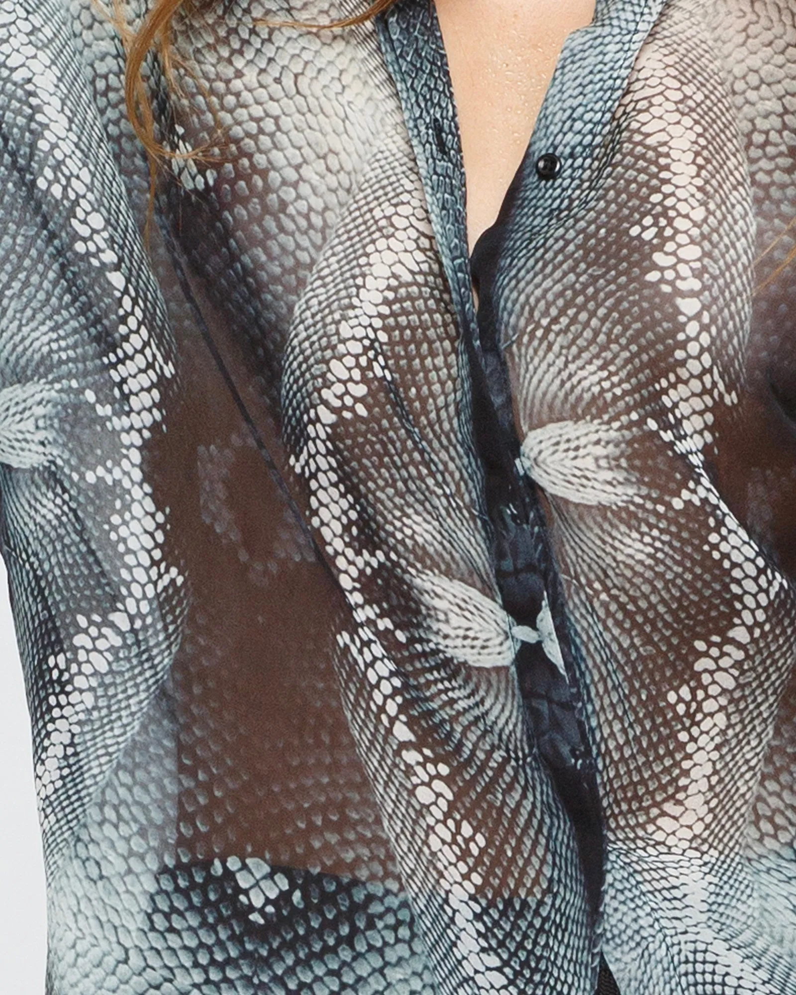 Scaled Silk Shirt