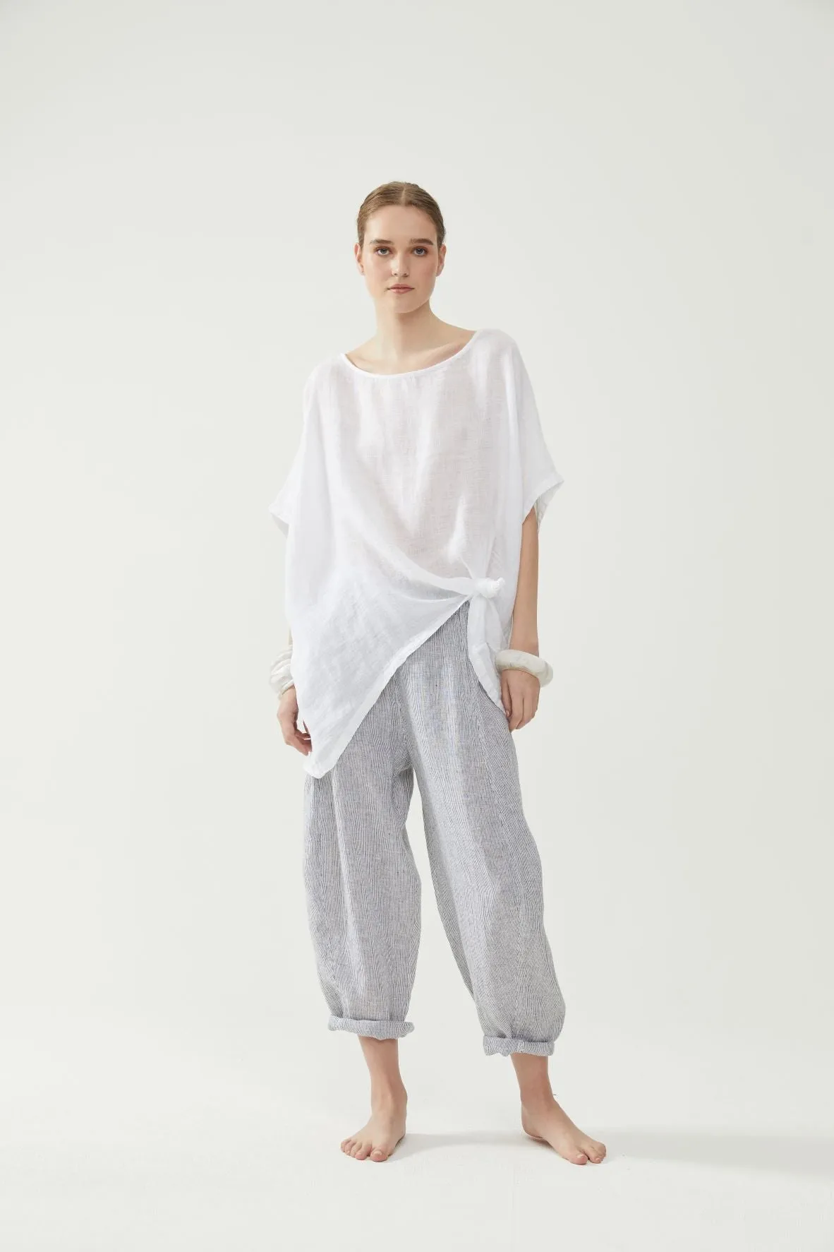 Short Gauze White