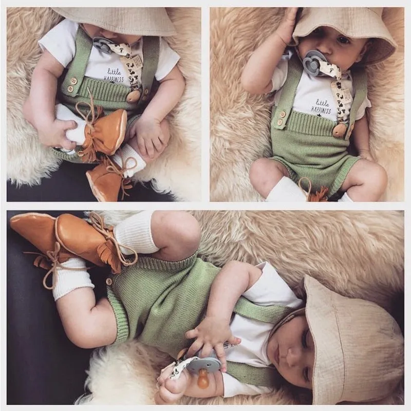 Sleeveless Knitted Romper
