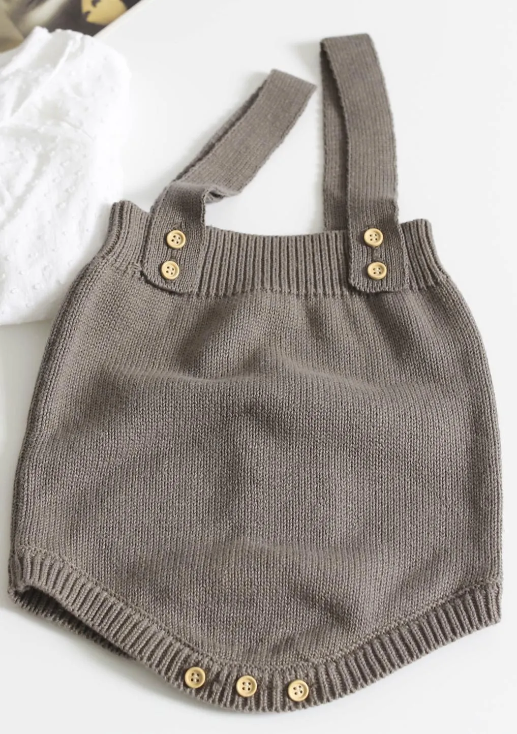 Sleeveless Knitted Romper