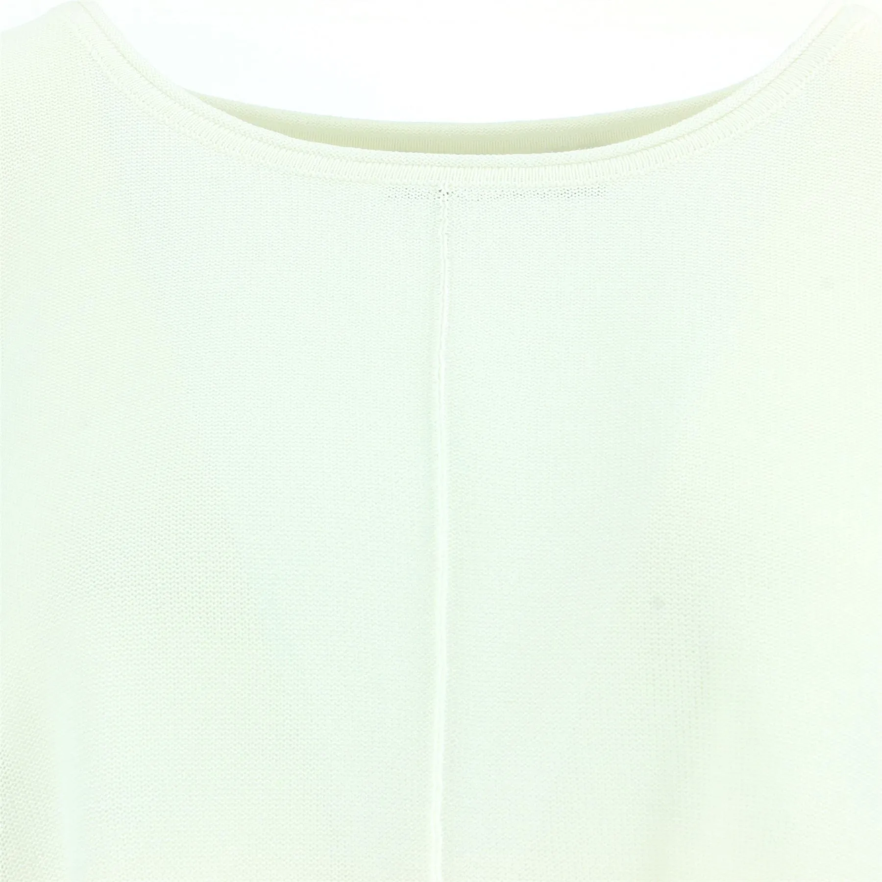Sleeveless Knitted Top - Off White