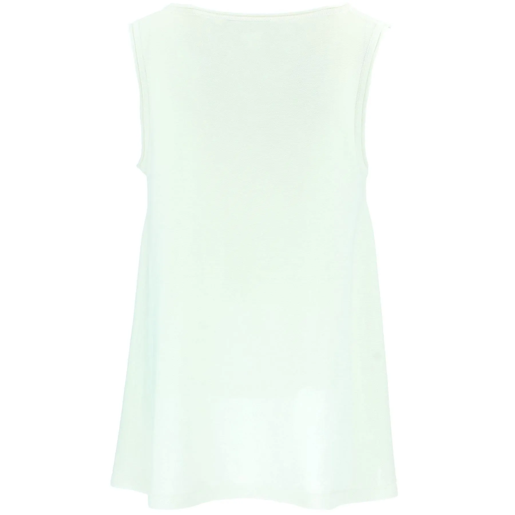Sleeveless Knitted Top - Off White