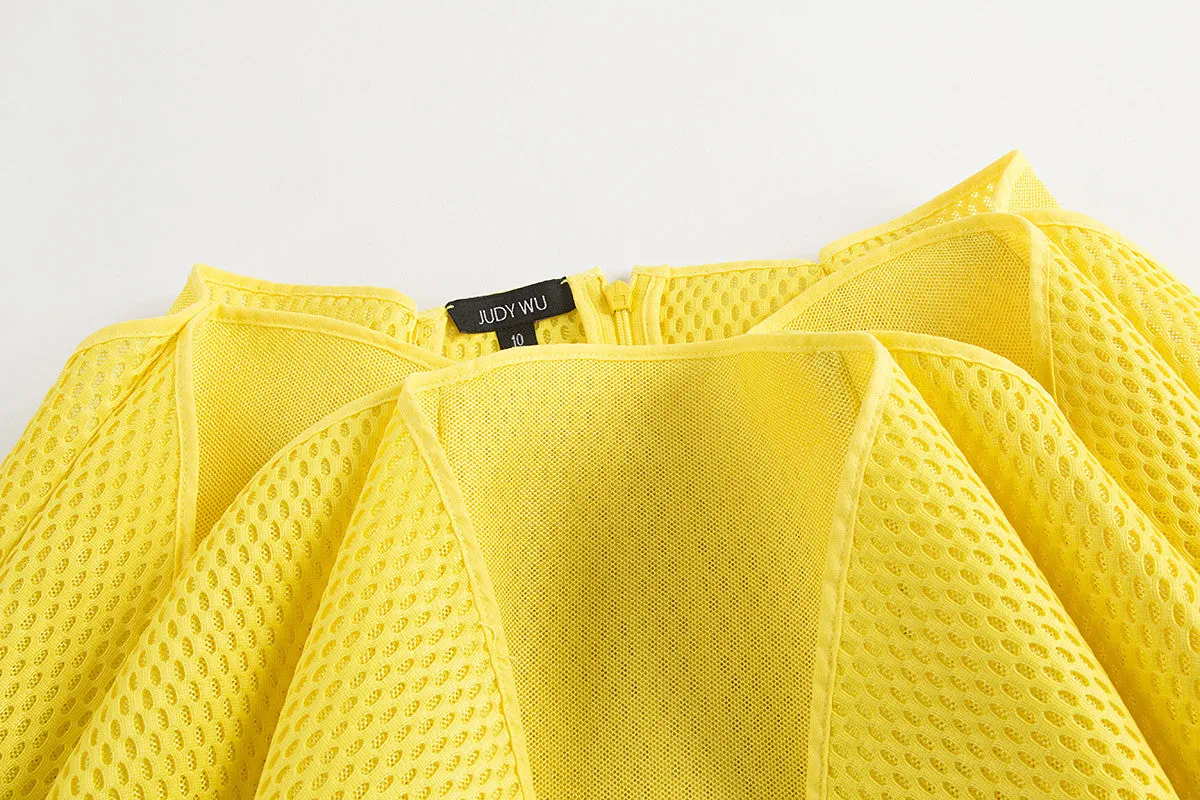 Structured Petal Skirt