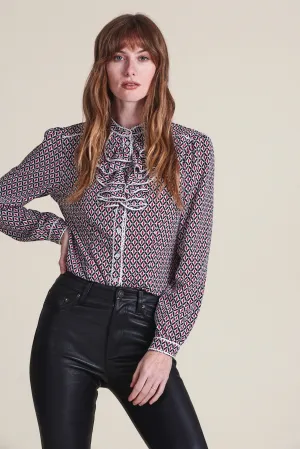 The Ruffled Front Shirt