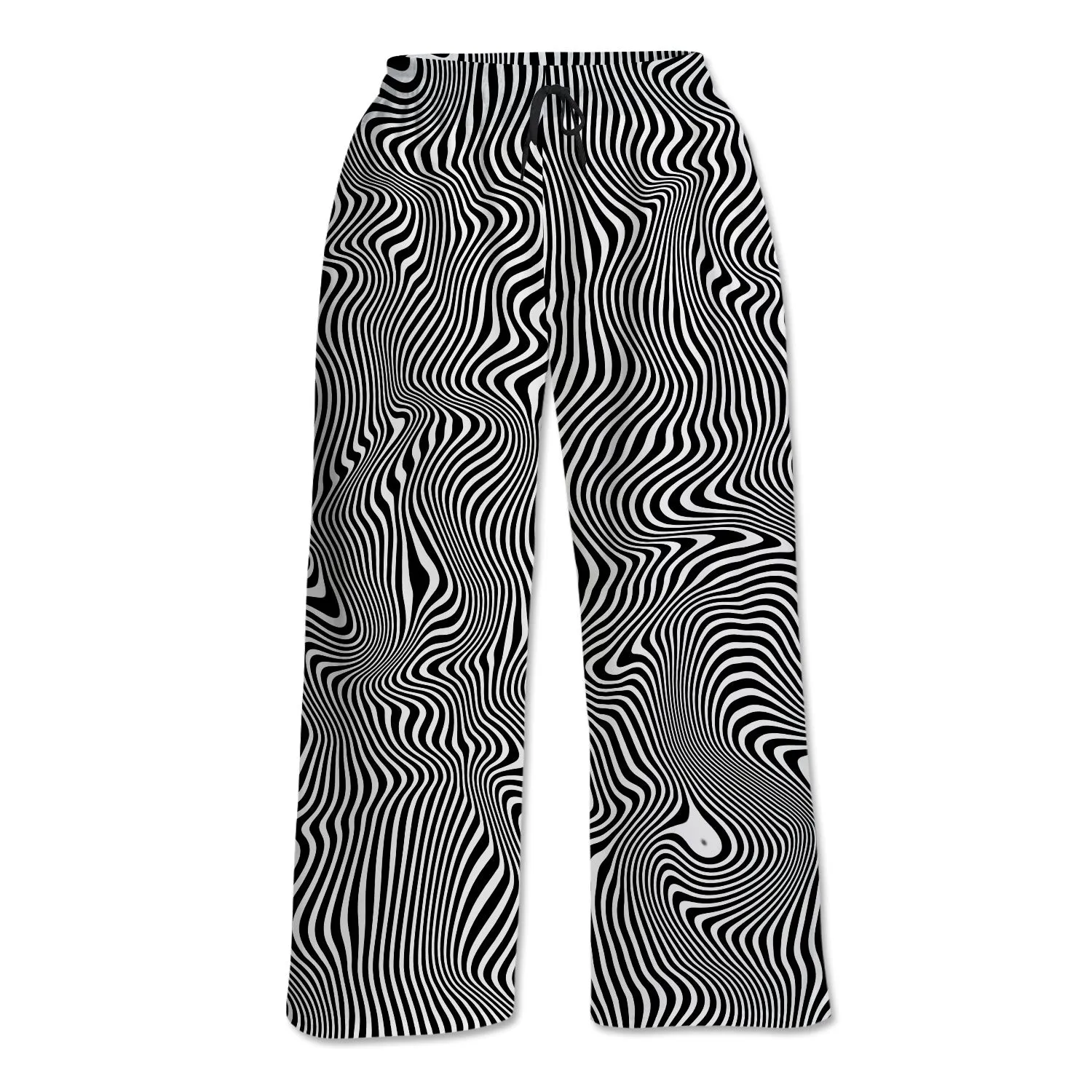 Trippy Wave Wide Leg Lounge Pants