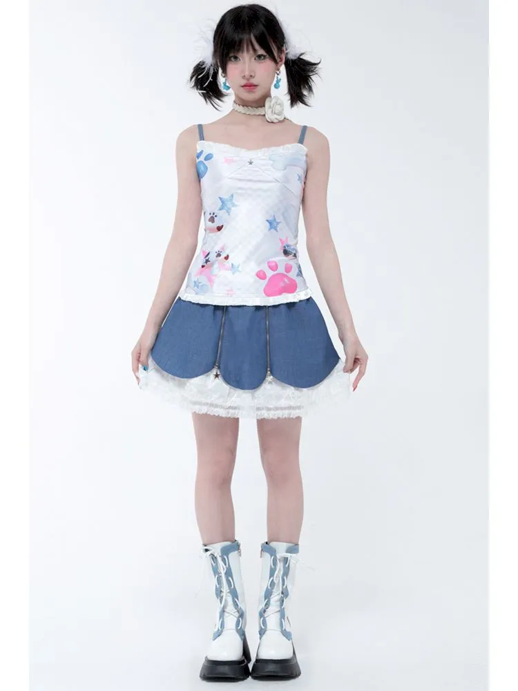 Variety cowboy petal skirt【s0000006573】