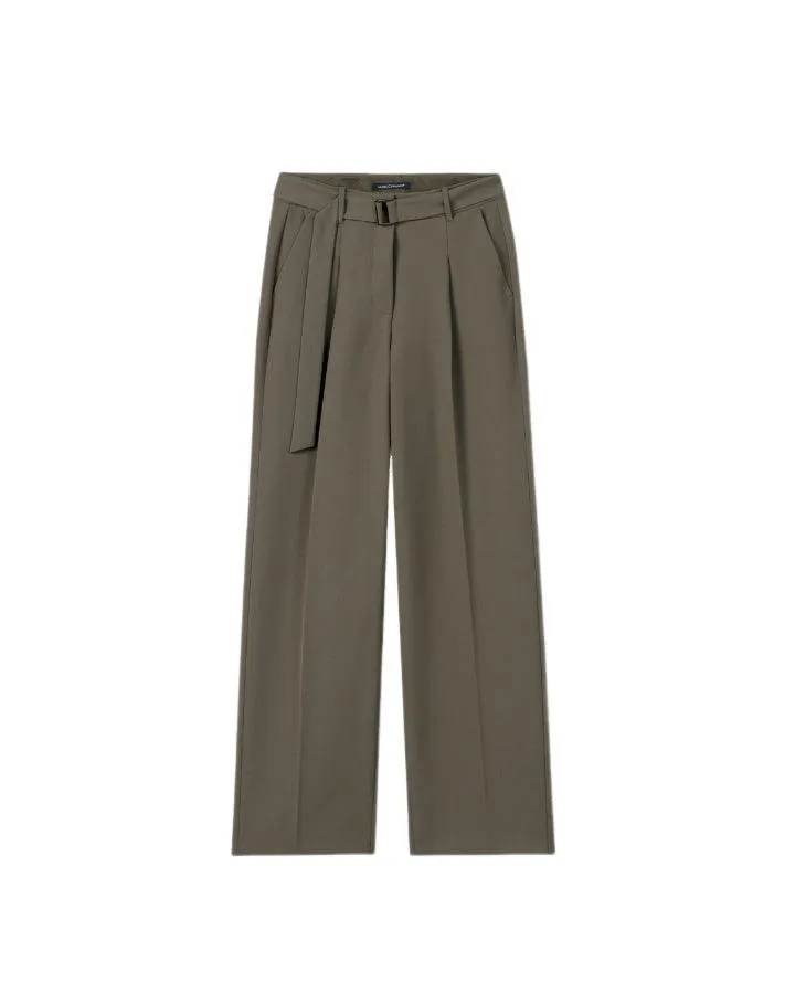 Wide Leg Pants With Pleats