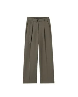 Wide Leg Pants With Pleats