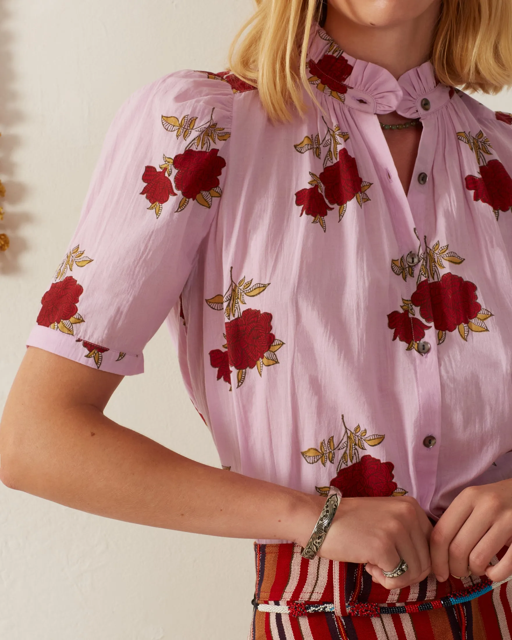 Winnie Ruby Rosette Shirt