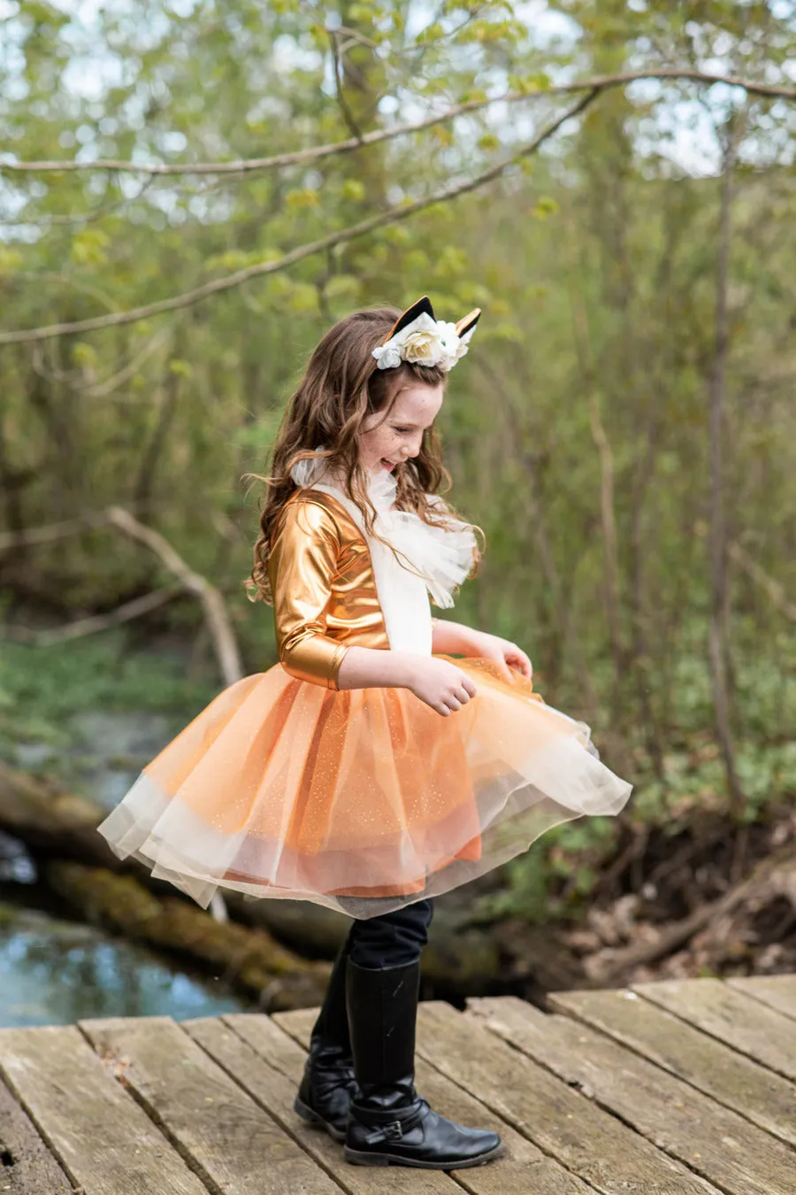 Woodland Fox Dress & Headhand